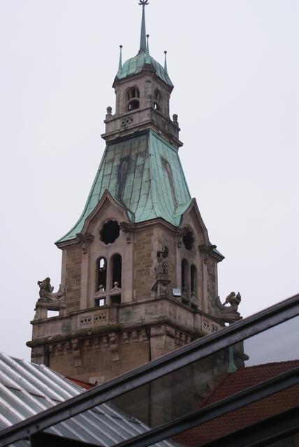Kleinere Türmchen gibt es auch reichlich