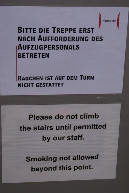 Keine Behörde ohne Vorschriften :-)