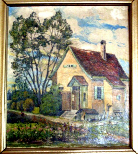 Das alte Pfaffingerhaus von 1916 - eines der ersten am südlichenStarzelbach