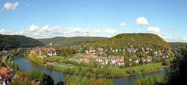Älter noch ist Kreuzwertheim, das auf der anderen Seite des Mains liegt. | Foto: http://commons.wikimedia.org/wiki/File:Kreuzwertheim.jpg