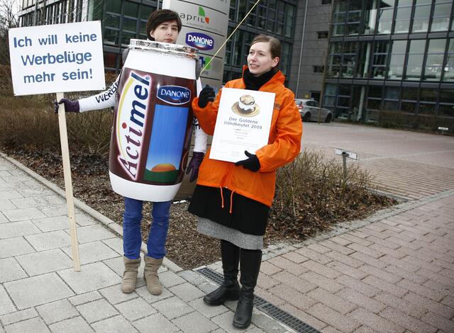 Schade! Danone wollte den Preis nicht annehmen!