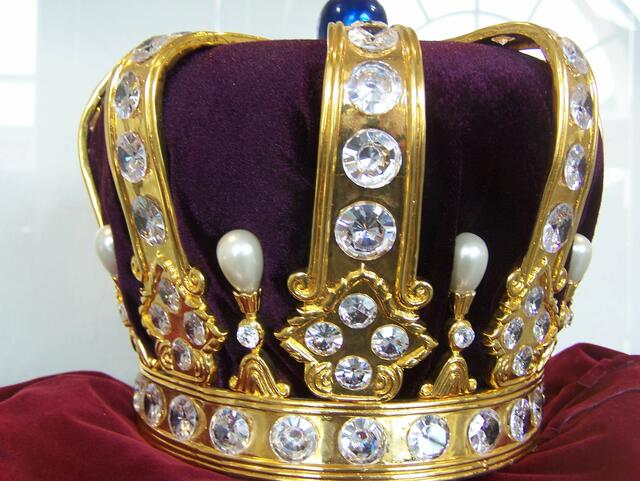 Die Preußischen Kronjuwelen sind eine Sammlung von Insignien königlicher Macht (Foto: Nachbildung)