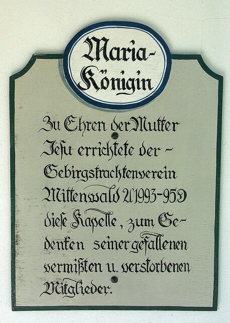 Gedenktafel