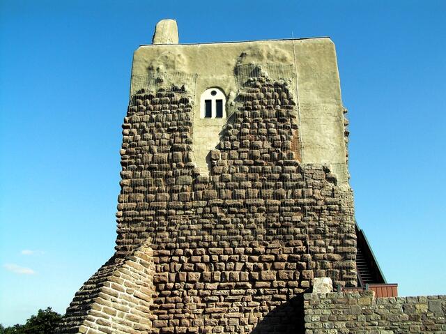 Ruinenreste der Oberburg