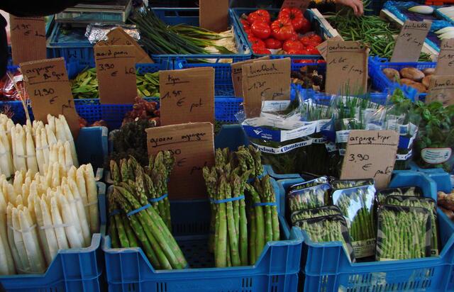 das Gemüse sooooo frisch..