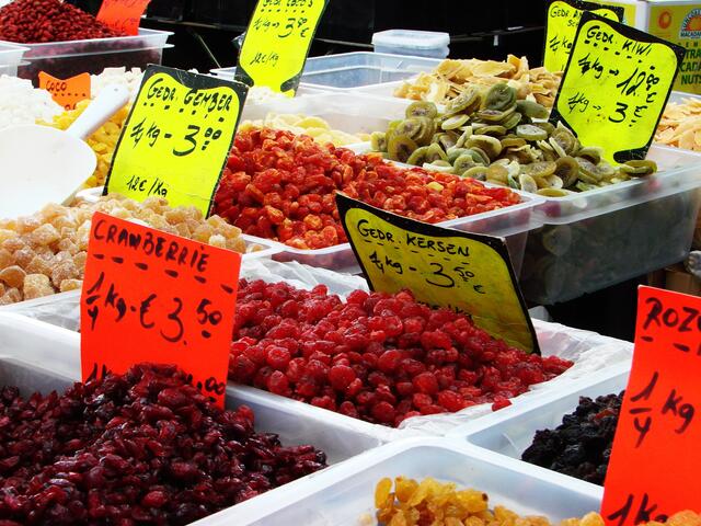 ..die Früchte der "warmen" Länder...