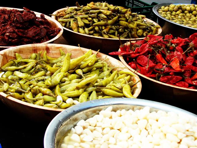 ..von der getrockneten Tomate bis zur spanischen Pfefferschote.....