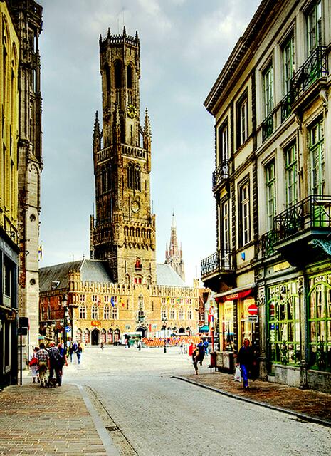 der Belfried in Brügge. | Foto: Wolfgang Staudt - http://commons.wikimedia.org/wiki/File:Belfry_of_Brugge.jpg