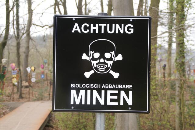 Biologisch abbaubare Minen