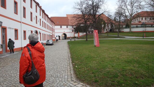 Alles schön gepflegt von der Behindertenwerkstatt, die hier sich befindet