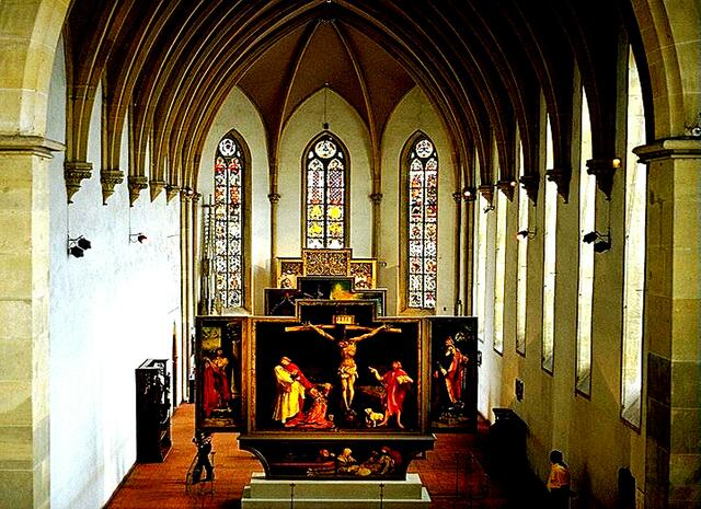 das Unterlindenmuseum mit dem Isenheimer Altar von Matthias Grünewald. | Foto: http://commons.wikimedia.org/wiki/File:ColmarIsenheimerAltar.jpg?uselang=de
