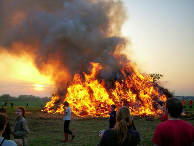Osterfeuer Suttorf 2009