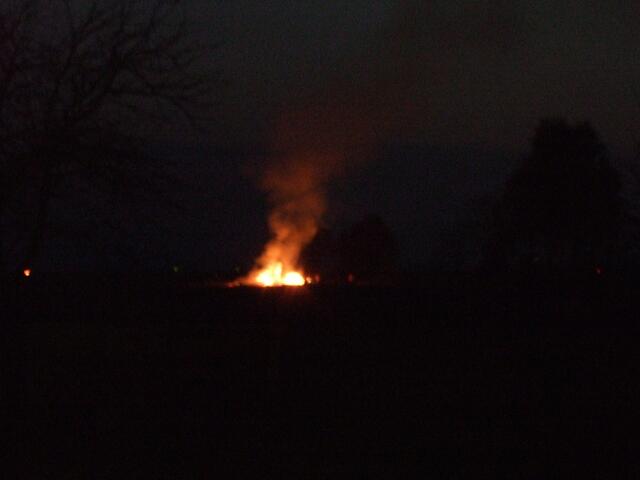 ... bald ist das Feuer aus