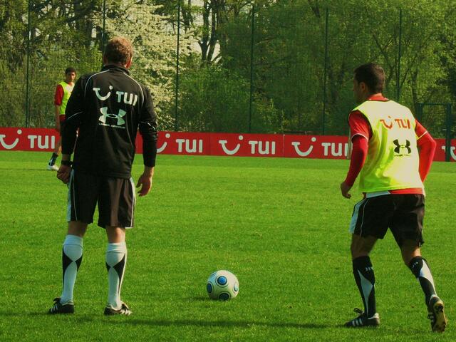 Lala neben Co-Trainer Bremser!