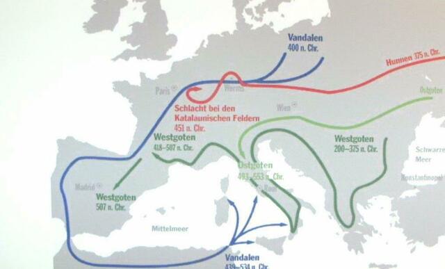 Völkerwanderung Hunnen & Ostgoten