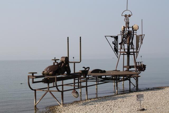 Friedrichshafen am Bodensee: Moderne Skulptur
