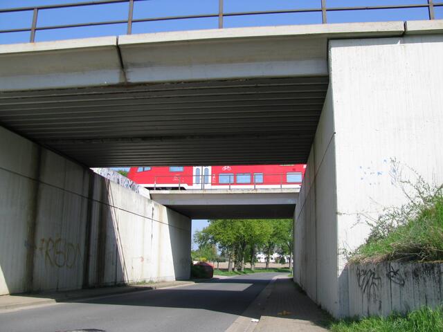 Zwei Eisenbahnbrücken Hafenstraße