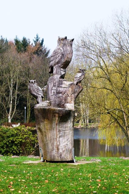 Kunstwerk Eulen