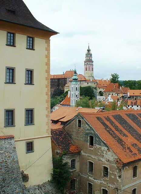 Krumau. | Foto: dustpuppy - http://commons.wikimedia.org/wiki/File:Roofs_Krumau.jpg