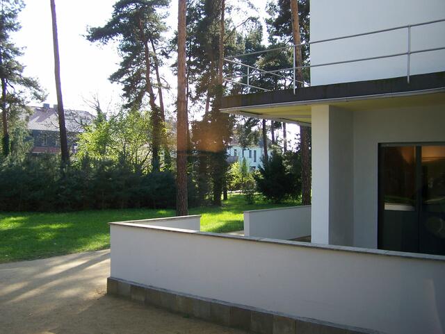Die Terrasse an den Meisterhäusern