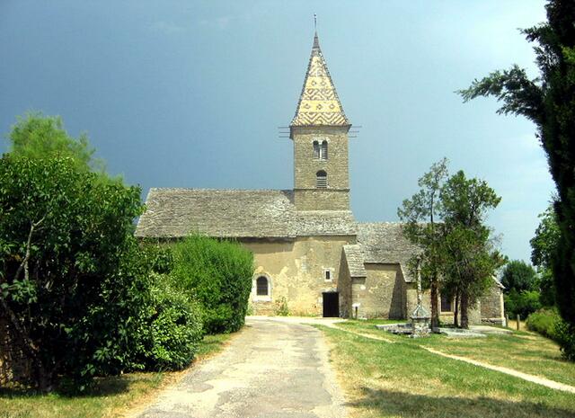 Fixey hat eine kleine romanische Kirche. | Foto: http://commons.wikimedia.org/wiki/File:Eglise_Fixey_Fixin.jpg