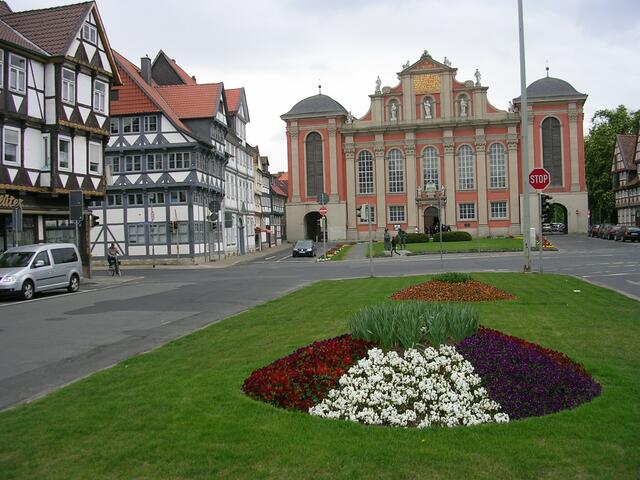 Blick auf die St. Trinitatiskirche