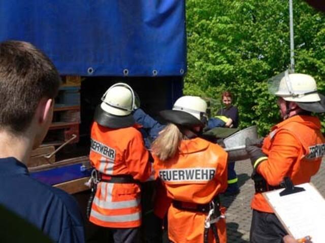 ... nach kurzer Zeit ist die Person gerettet ...