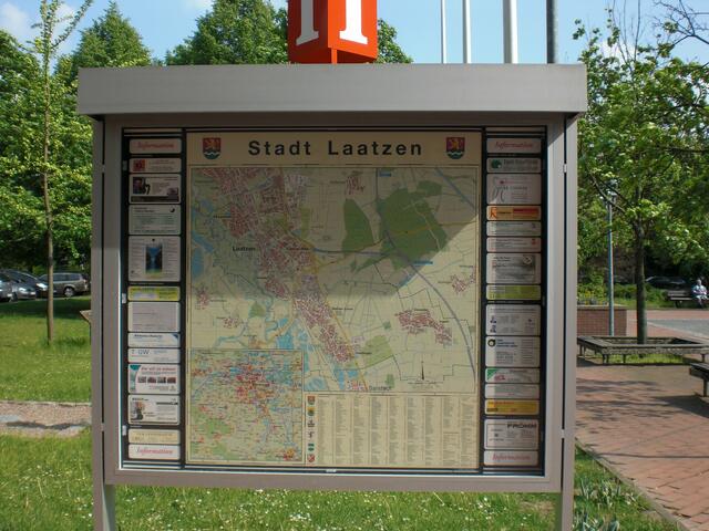 Infotafel der Stadt Laatzen