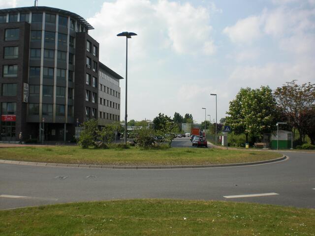 der Kreisel an der Würzburger Str.