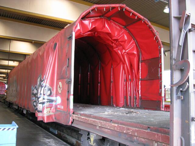 Eisenbahn-Planwagen