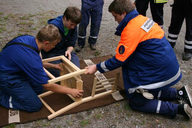 Gruppe Koldingen/Reden: Stuhlbau auf Zeit