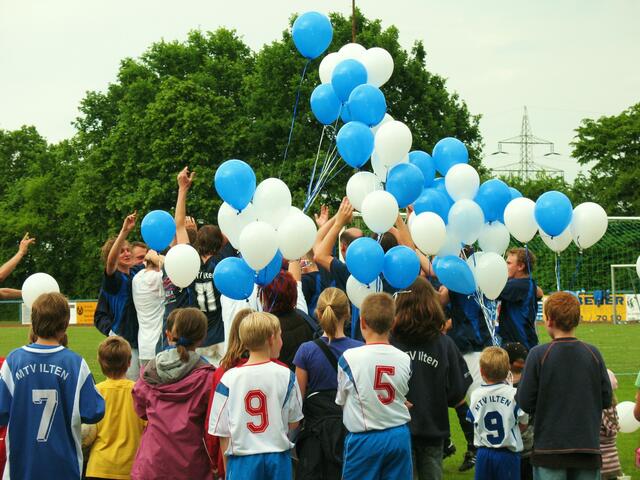 Blau-Weiße Luftballons!