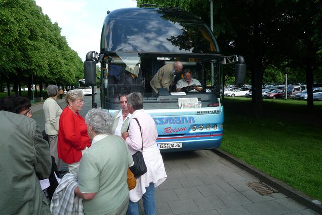 Rückreise naht nach dem Besuch der Herrenhäuser Gärten