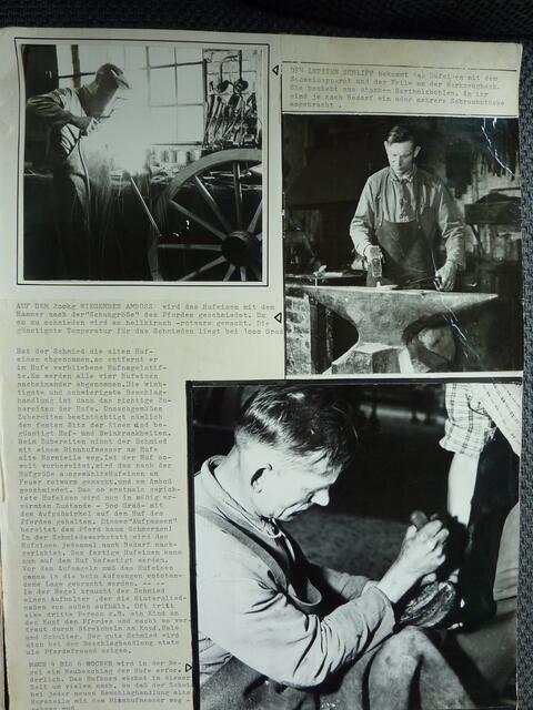 Hufschmied SPENLER 1957 (Artikel Werner Hahn)