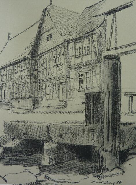 Tränke, Fronhausen. Karl LENZ 1926.