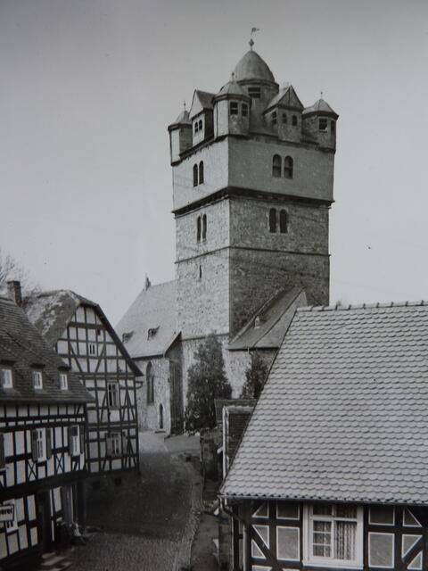 Wehrkirche vor 50 Jahren (W.H.).