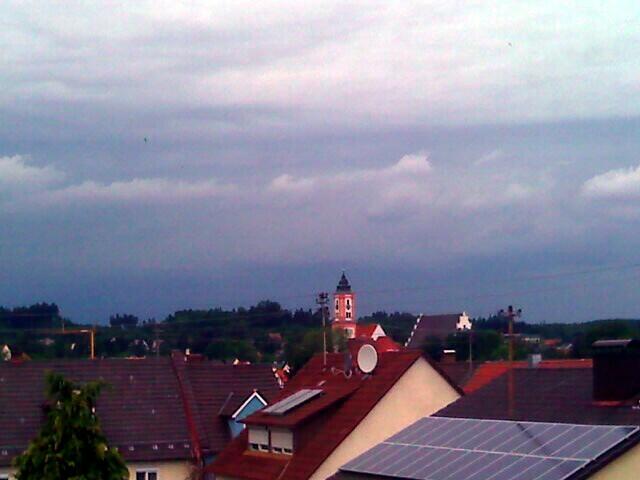 Schwer hing diese Wolckenschicht..........