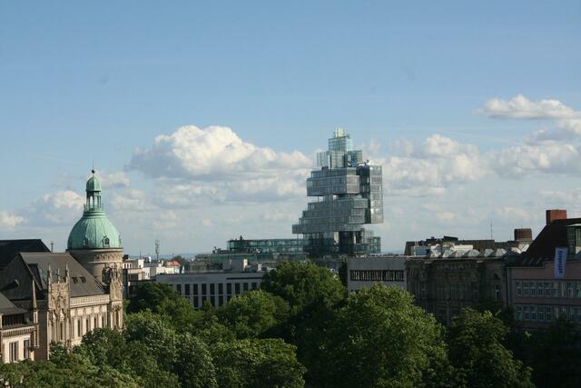 Ein kurzer Blick auf das Gebäude der NordLB am Aegidientorplatz (in Hannover kuchz und knackich "Aegi" genannt).