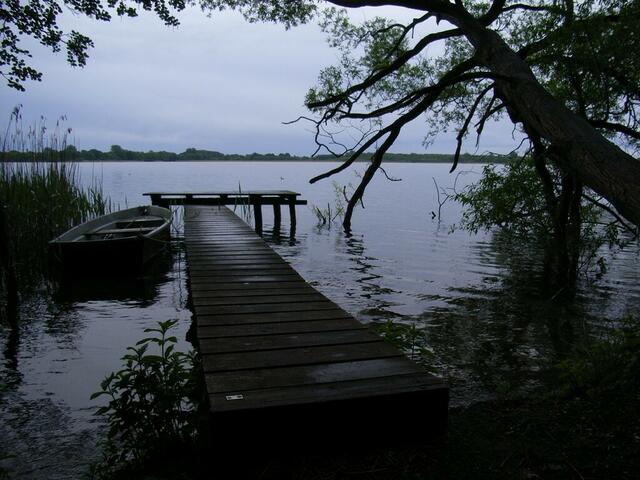 Idyll am Schaalsee bei Zarrentin.