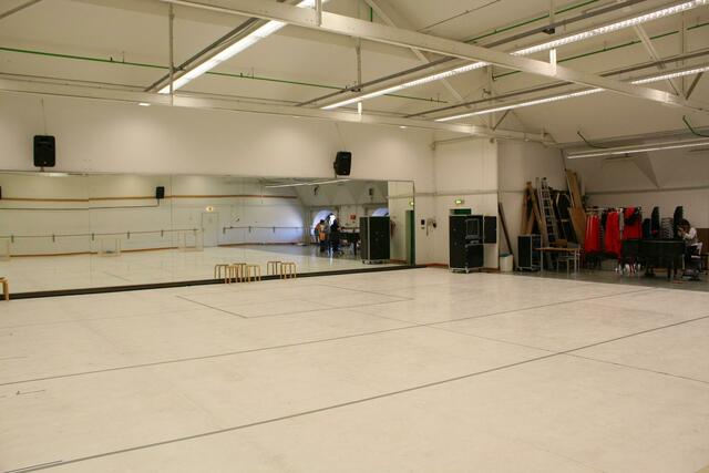 Im Ballettsaal.