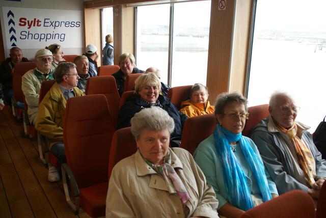 Auf dem Besucherdeck