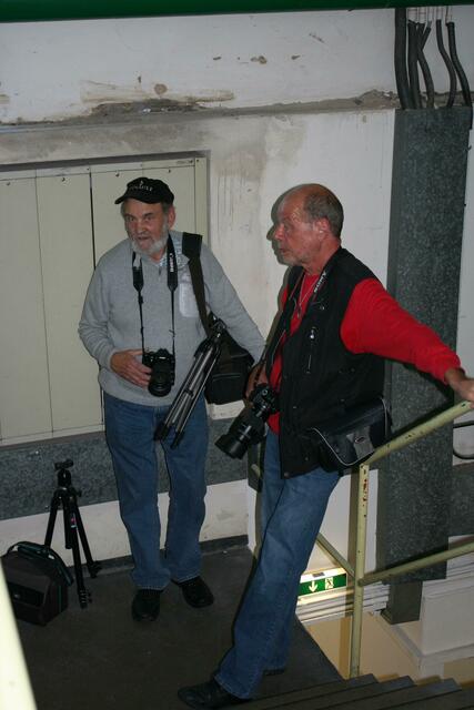 Ein paar Statisten trafen wir auch. Sie sollten, so sagten sie uns, Fotografen darstellen.  ;-D