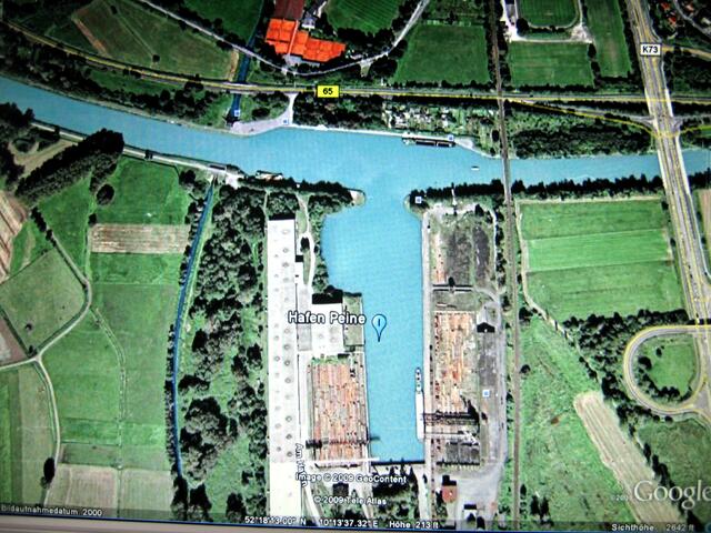Hafen vom Satelit -  fotografiert 2000