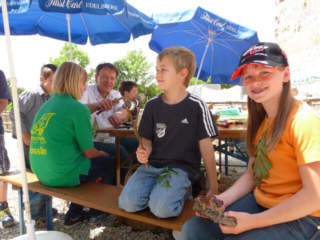 Thomas Fitzthum - Kinder mit ihren Kunstwerken