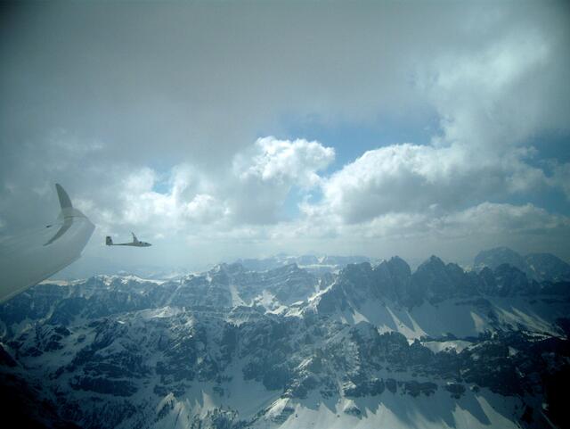 Geislerspitzen dahinter Sella und rechts Langkofel