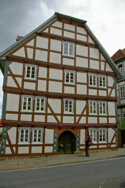 Fachwerk mit Ornamenten