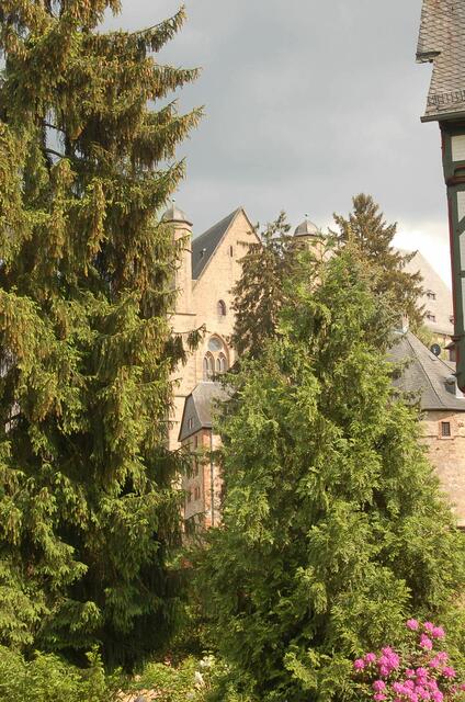 Marburg, das Schloss ist auch von hinten schön