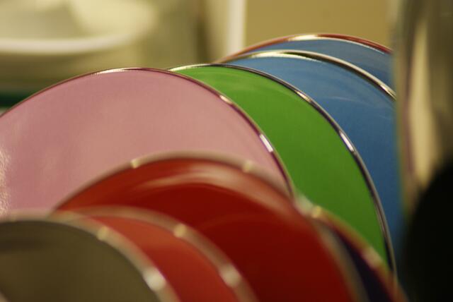 Bunt und etwas edel