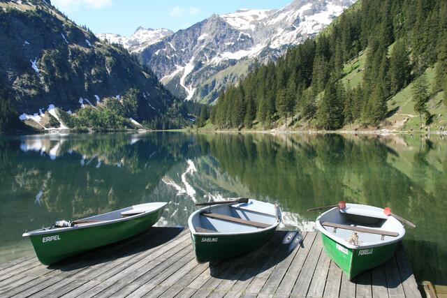 der Vilsalpsee lockt