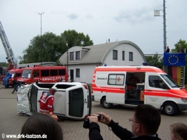 Eintreffen des Rettungsdienstes